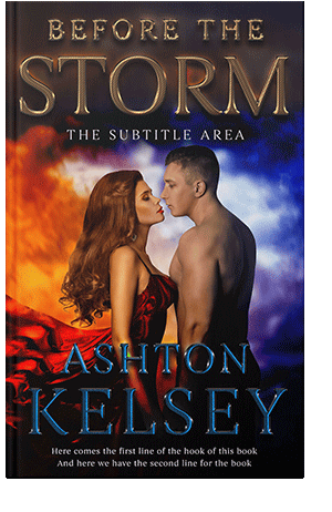 Pre Made Book Cover Raw Sienna