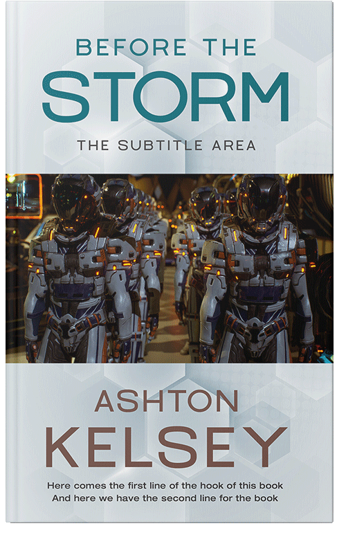 Front view of Geyser #20583 - Premade Science Fiction Book Cover