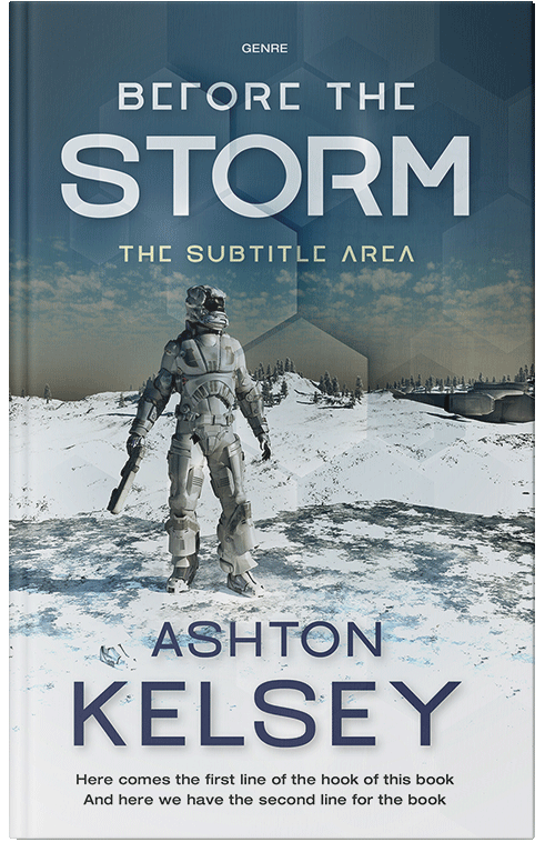 Front view of Premade Science Fiction Book Cover - Fiord