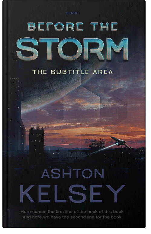 Front view of Premade Science Fiction Book Cover - Cinder