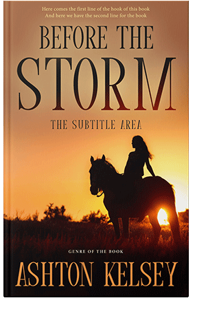 Pre Made Book Cover Raw Sienna