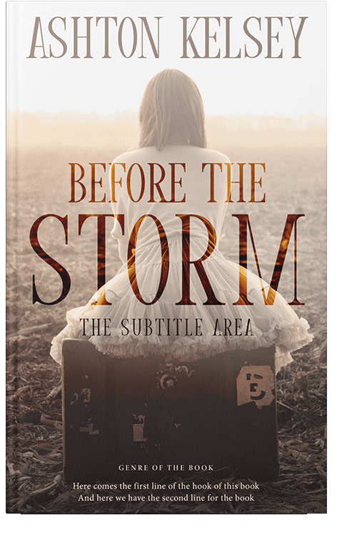 Front view of Vanilla #20610 - Premade Travel Book Cover