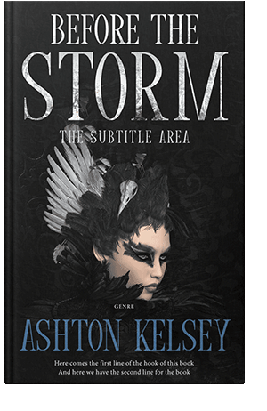 Pre Made Book Cover Cod Gray