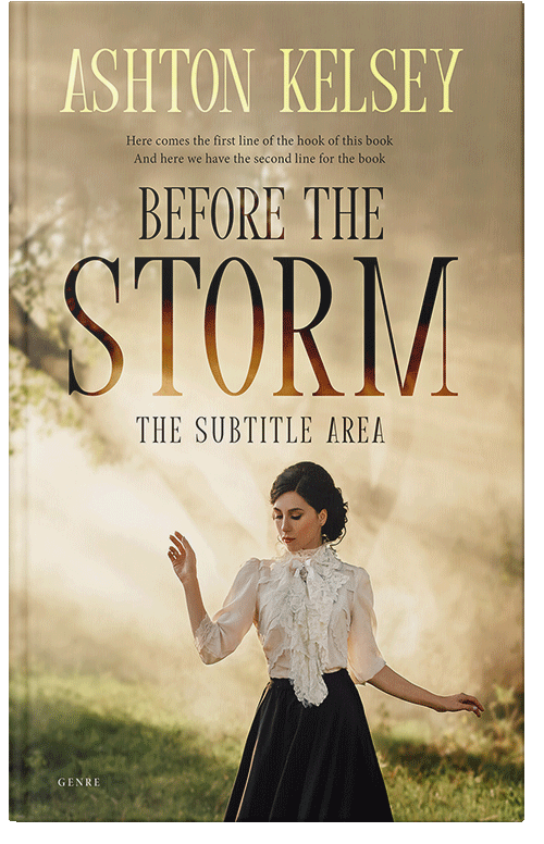 Front view of Premade Literary Fiction Book Cover - Sorrell Brown