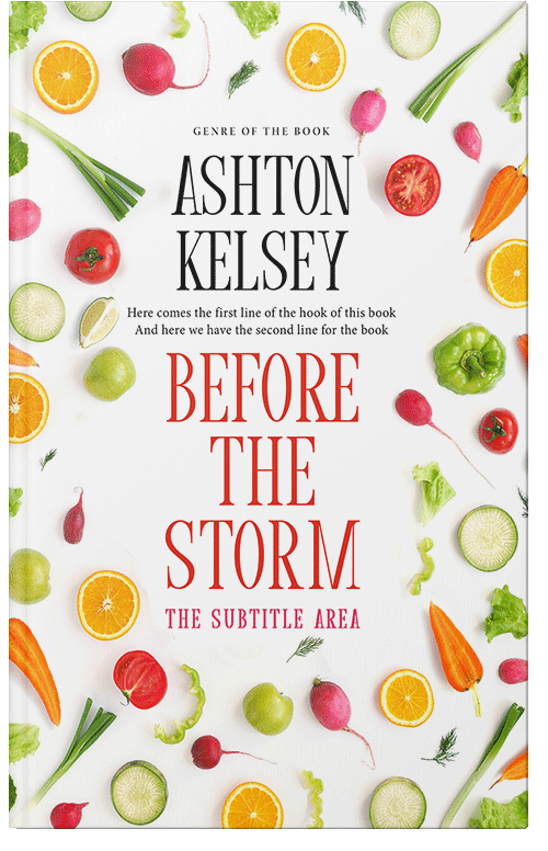 Front view of Dawn Pink #20621 - Premade Health & Dieting & Fitness Book Cover