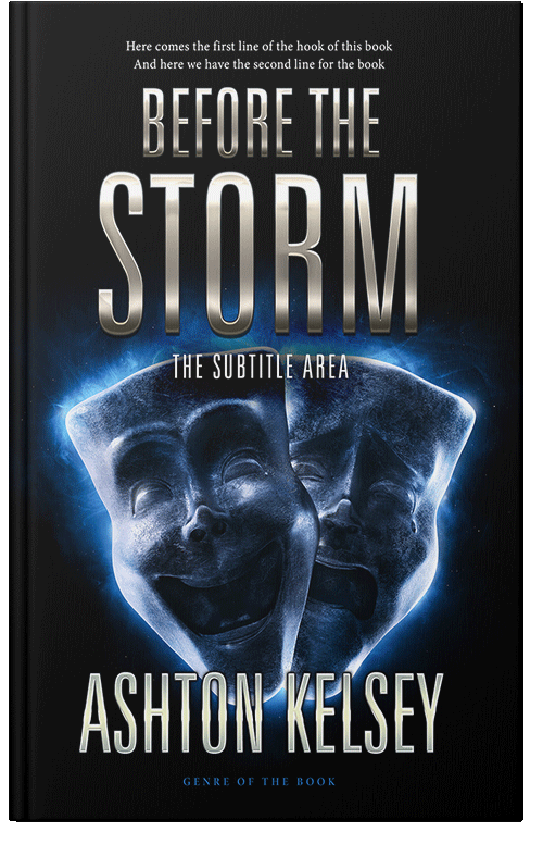 Front view of Premade Mystery & Thriller & Suspense Book Cover - Silver Sand