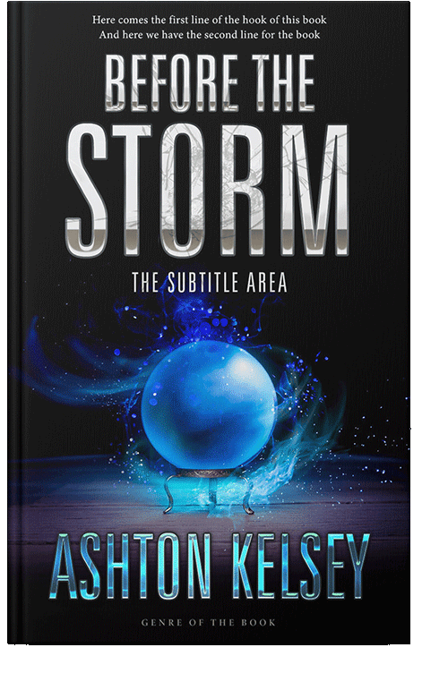 Front view of Submarine #20633 - Premade Fantasy Book Cover