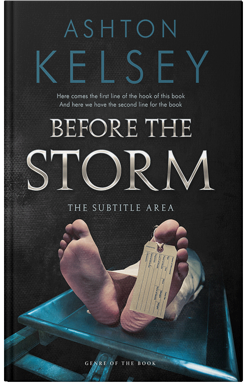 Front view of Premade Mystery & Thriller & Suspense Book Cover - Woodsmoke