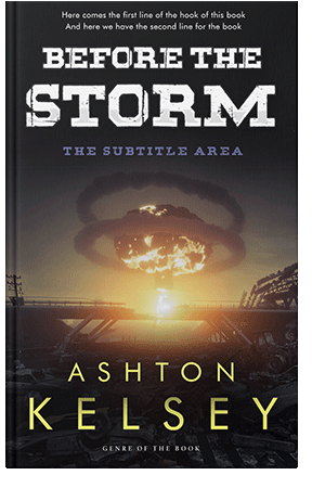 Pre Made Book Cover Tan