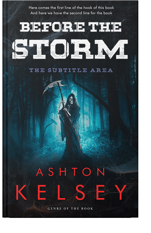 Front view of Aztec #20651 - Premade Fantasy Book Cover