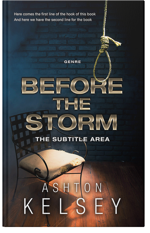 Front view of Bunker #20663 - Premade Mystery & Thriller & Suspense Book Cover