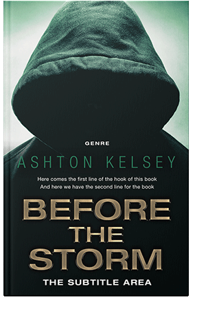 Pre Made Book Cover Pale Leaf