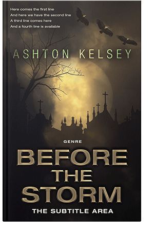 Pre Made Book Cover Cocoa Brown