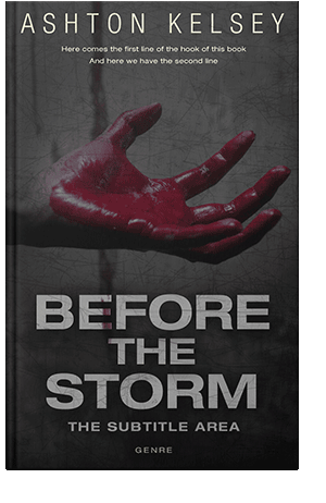 Pre Made Book Cover Thunder