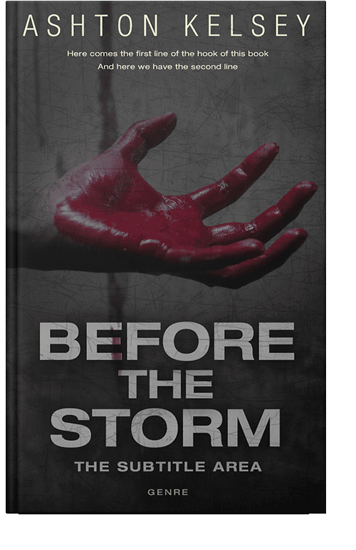 Front view of Thunder #20669 - Premade Apocalyptica Book Cover