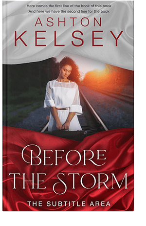 Pre Made Book Cover Silver