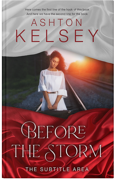 Front view of Premade Mystery & Thriller & Suspense Book Cover - Silver