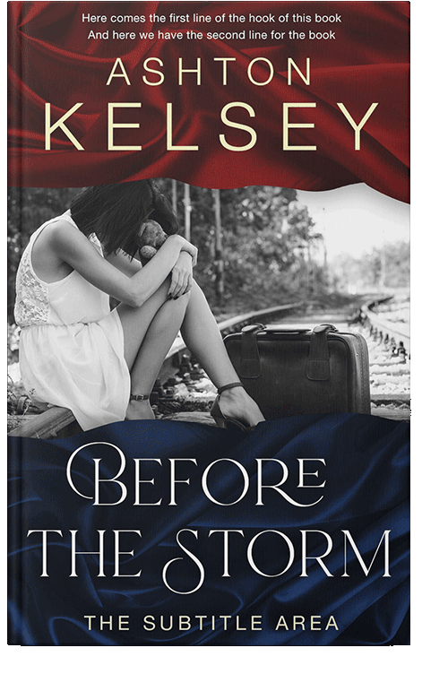 Front view of Quill Gray #20674 - Premade Teen & Young Adult Book Cover