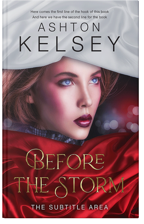 Front view of Pale Slate #20676 - Premade Royal Romance Book Cover