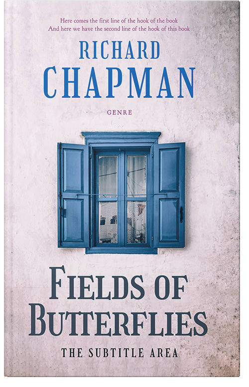 Front view of Calypso #20685 - Premade Literary Fiction Book Cover