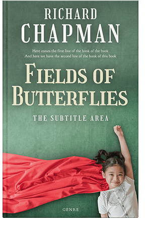 Pre Made Book Cover Spring Leaves