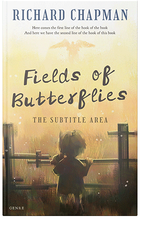 Pre Made Book Cover Chamois