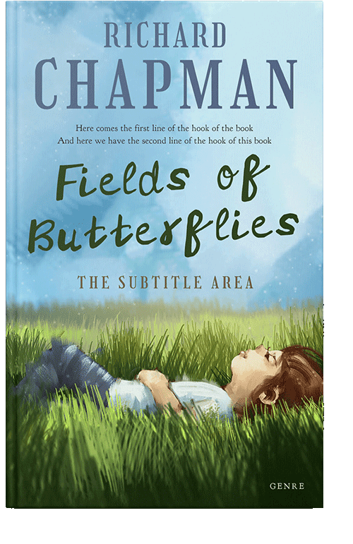 Front view of Aqua Island #20697 - Premade Nature Book Cover