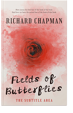 Pre Made Book Cover Beauty Bush