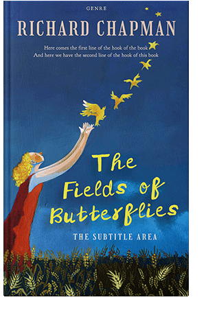 Pre Made Book Cover Chathams Blue