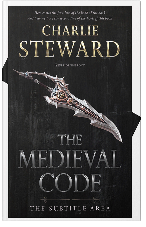 Front view of Cod Gray #20710 - Premade Historical Book Cover