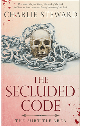 Pre Made Book Cover Almond