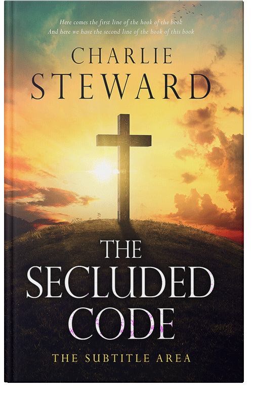 Front view of Premade Religion & Spirituality Book Cover - Thunder