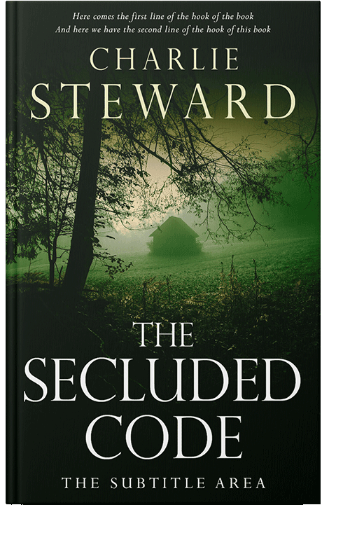 Front view of Midnight Moss #20728 - Premade Horror Book Cover