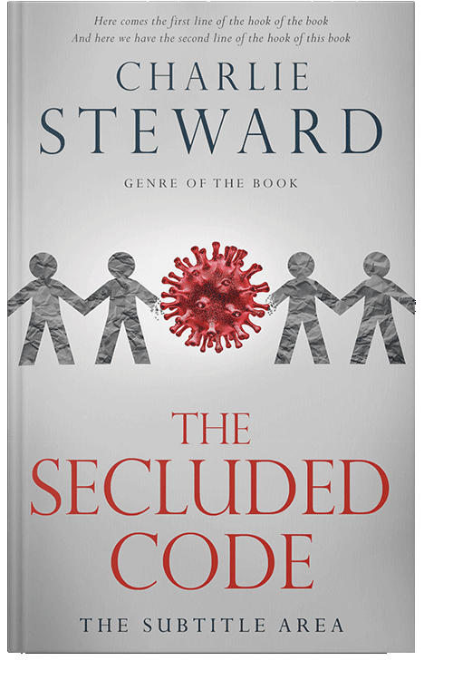 Front view of Alto #20783 - Premade Abstract Book Cover