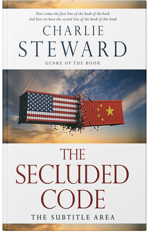 Front view of Coral Reef #20785 - Premade Business Book Cover