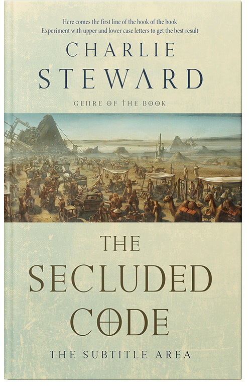 Front view of Tana #20790 - Premade Historical Book Cover