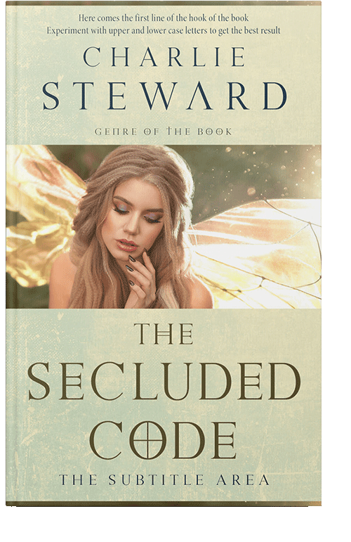 Front view of White Rock #20791 - Premade Fantasy Book Cover