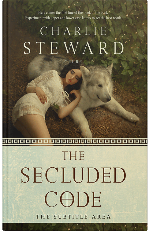 Front view of Premade Fantasy Book Cover - Tana