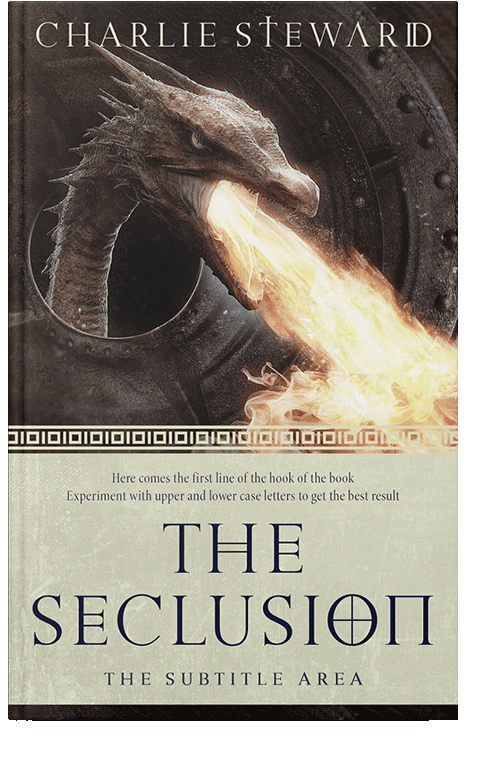 Front view of White Rock #20794 - Premade Fantasy Book Cover