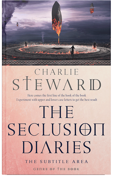 Front view of Tuna #20799 - Premade Fantasy Book Cover