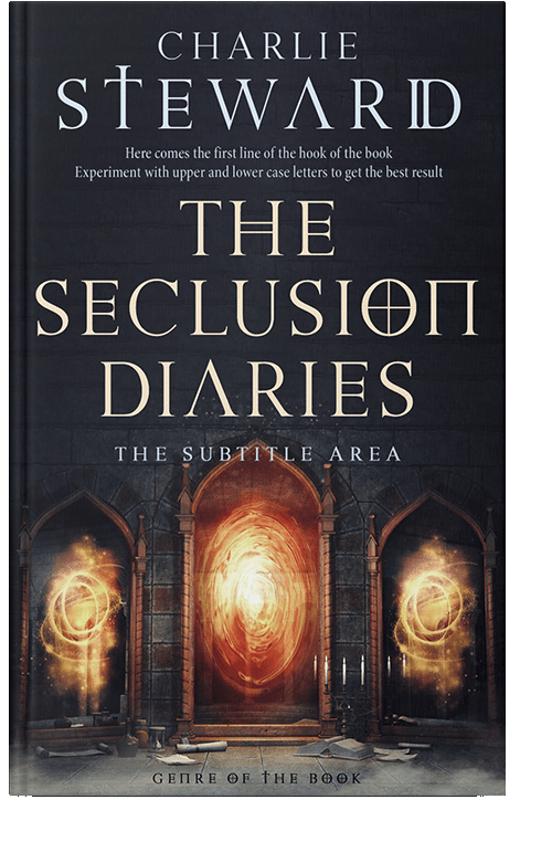 Front view of Sorrell Brown #20801 - Premade Fantasy Book Cover