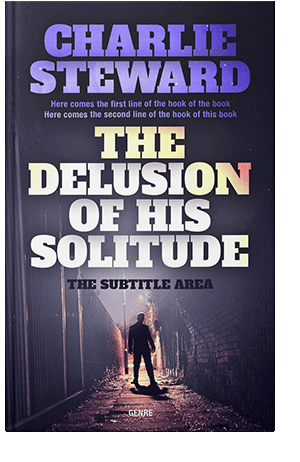 Pre Made Book Cover Steel Gray