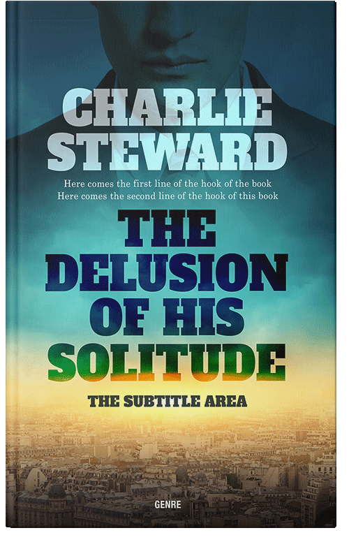 Front view of Premade Mystery & Thriller & Suspense Book Cover - Akaroa