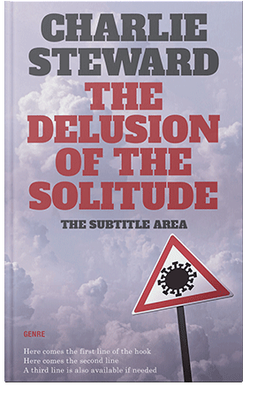 Pre Made Book Cover Gray Suit