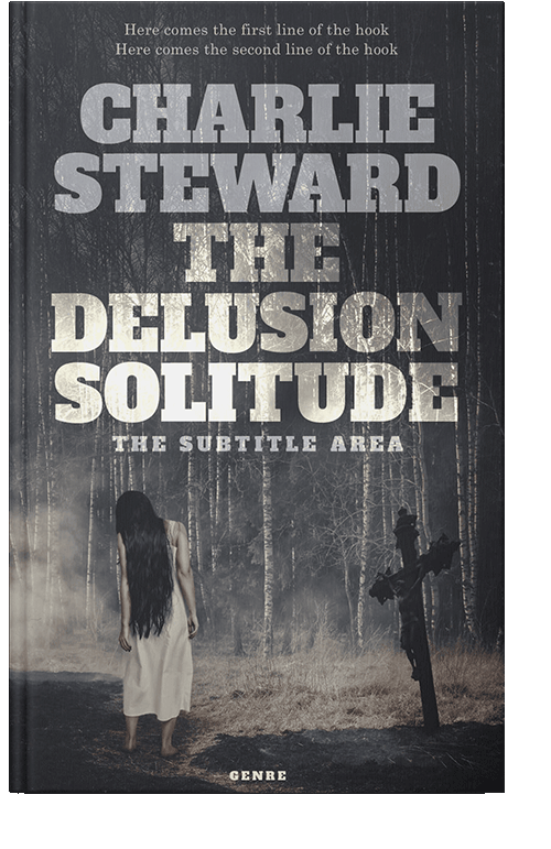 Front view of Tuna #20825 - Premade Horror Book Cover | BookCoverZone