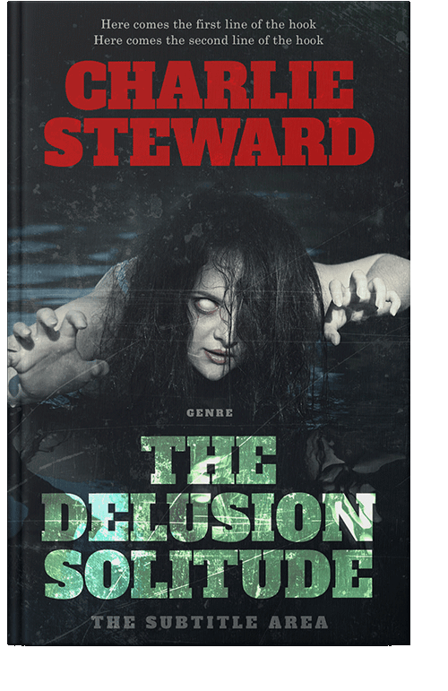 Front view of Matrix #20826 - Premade Horror Book Cover