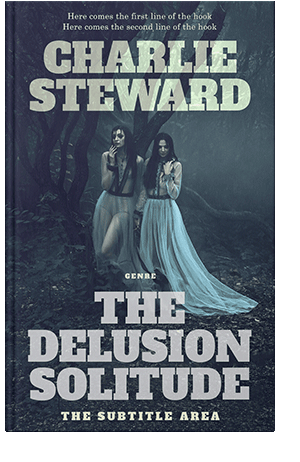 Pre Made Book Cover Pickled Bluewood