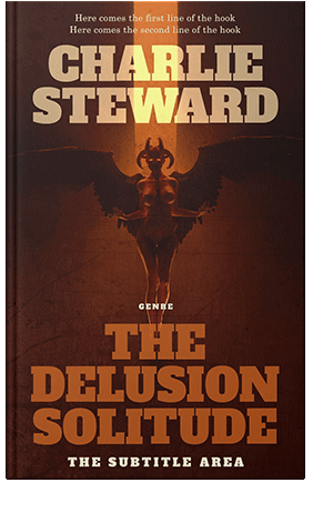 Pre Made Book Cover Raw Sienna