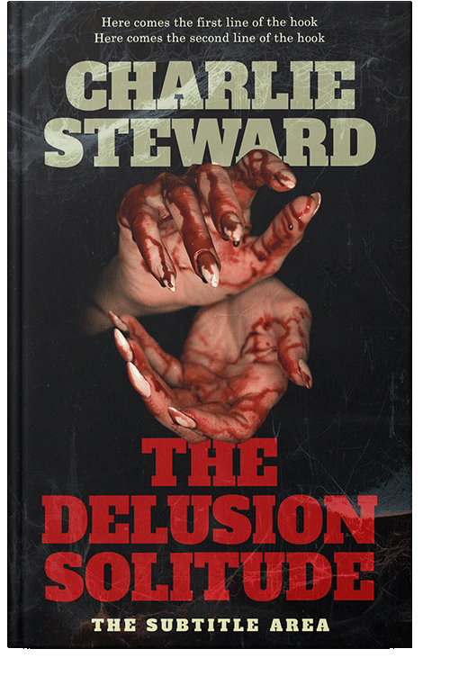Front view of Cod Gray #20829 - Premade Horror Book Cover