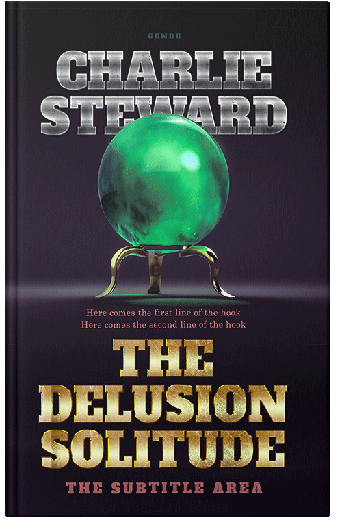 Front view of Cinder #20831 - Premade Fantasy Book Cover